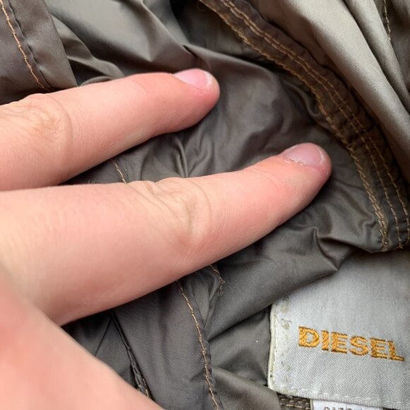 Vintage Diesel Nylon Fire Department Jacket Medium - Picture 8 of 15